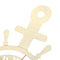 3D Anchor Helmsman Sailor Pirate Ship Mediterranean Style Wall Personality Clock
