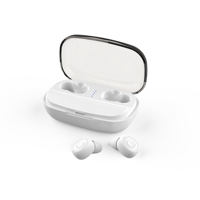 [True Wireless] bluetooth 5.0 TWS Earphone Smart Touch IPX7 Waterproof Handsfree Headset With 3000mAh Power Bank