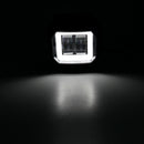 3inch  12/24V 6500K 20W Square LED Work Light With White Angel Eyes Lights Spot Fog light For Car Boat Motorcycle