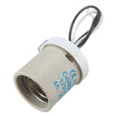 E27 Screw ES Wire Ceramic Light Bulb Holder Socket Heat Lamp Fitting Base Adapter