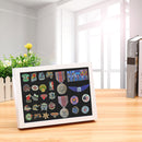 Pin Medal Wooden Display Case Storage Frame Box for Wall Hanging Desktop Decorations
