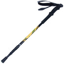 Outdooors Ultralight Aluminum Stick StraighT-handle 3 Section Anti-Debris Alpenstock