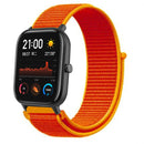 20mm Nylon Canvas Watch Band Watch Strap Replacement for Amazfit GTS Smart Watch