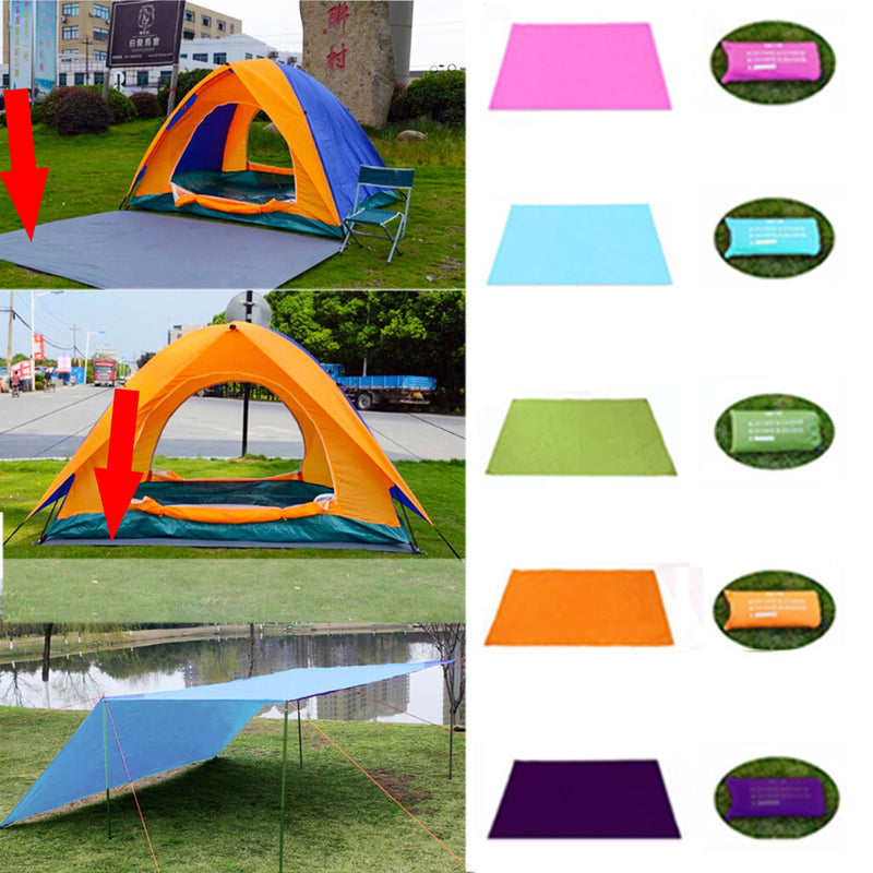 210x200cm Moisture-proof Mat 210D Anit-UV Tent Sunshade Hammock Shelter Camping Pad