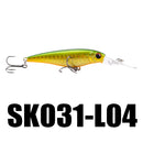SeaKnight SK031 1PC 5.9g 60mm 1.2M Suspending Minnow Fishing Lure Minnow Hard Bait Hooks