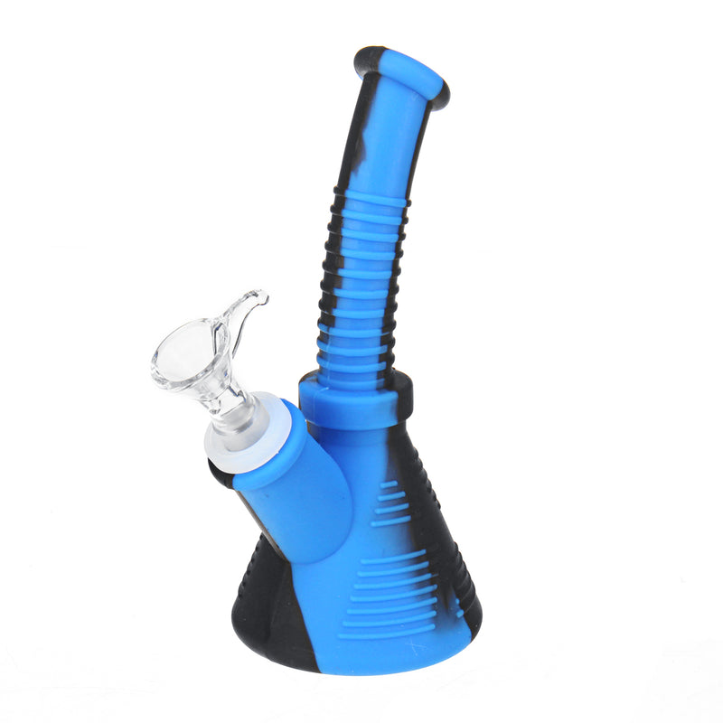 Portable Silicone Water Pipe Smoker Pipe Herb Unbreakable Silicone Toba-cco Weed Pipe