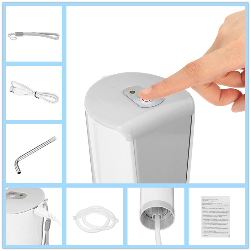 USB Mini Portable Electric Water Dispenser Pump Rechargeable Wireless Desk