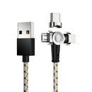 Bakeey 180 Degree Rotating Braided Type C Micro USB Magnetic Data Cable for iPhone 11 Pro XS Huawei P30 Pro Mate 30 Xiaomi Mi9 9Pro S10+ Note10