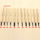 12Pcs Wood Carving Tool Set Chisels Cutter Woodcut Woodworking Arts Craft Kit