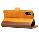Bakeey Hybrid Color Wallet Card Sots Kickstand Case For iPhone X