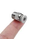 10pcs Creality 3D Silver 1/8 Teeth Thread Nozzle Quick Direct Pneumatic Connector For 3D Printer