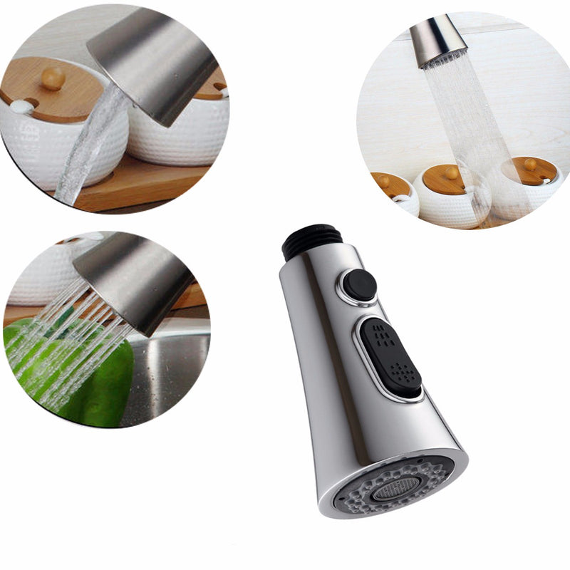 Laundry Plating Mixer Tap Faucet Pull Out Spray Nozzle For Kitchen Basin Sink