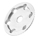 Drillpro 85mm Tungsten Carbide See Through Wood Shaping Disc Carving Disc with Hole 16mm Bore Sanding Grinder Wheel for 100 115 Angle Grinder