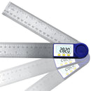 Drillpro 0-200mm Digital Meter Angle Inclinometer Digital Angle Ruler Electron Goniometer Protractor