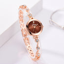 LVPAI P1080 Elegant Design Women Bracelet Watch Clock Diamond Quartz Watches