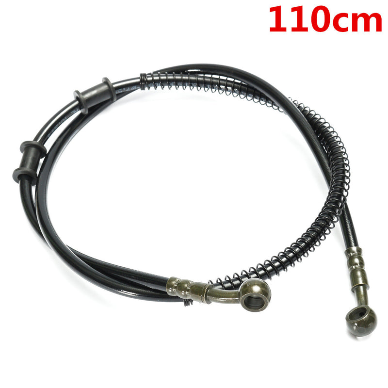 50cm - 190cm Motorcycle Braided Brake Clutch Oil Hose Line Pipe 10mm
