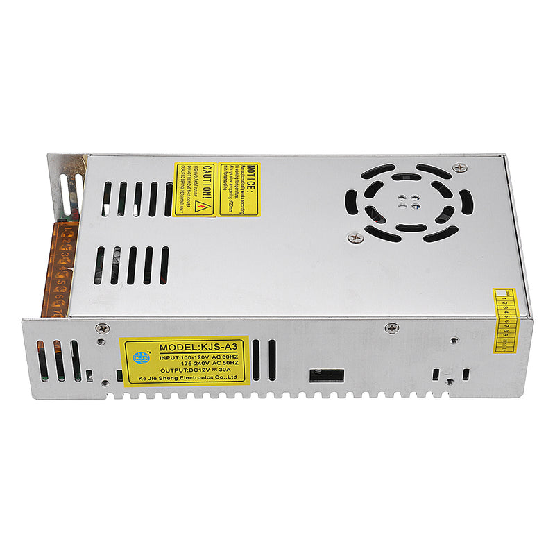 12V 30A 360W Regulated Switching Power Supply for 3D Printer LED Strip Camera
