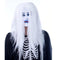 White Hair Bleeding Mask Ghost Festival Halloween Mask Masquerade Mask Party Supplies Props