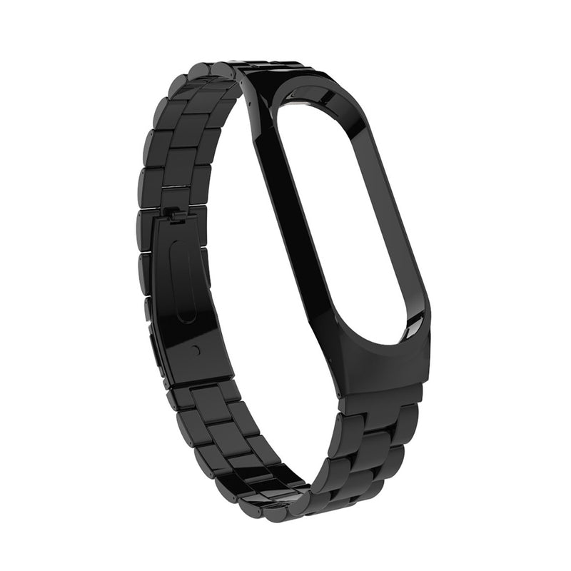 Bakeey Anti-lost Watch Band Stainless Steel Fold Buckle Bracelet for Xiaomi Mi Band3