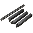 4pcs 12mm Lathe Boring Bar Tunring Tool Holder With 4pcs DCMT0702 Insert