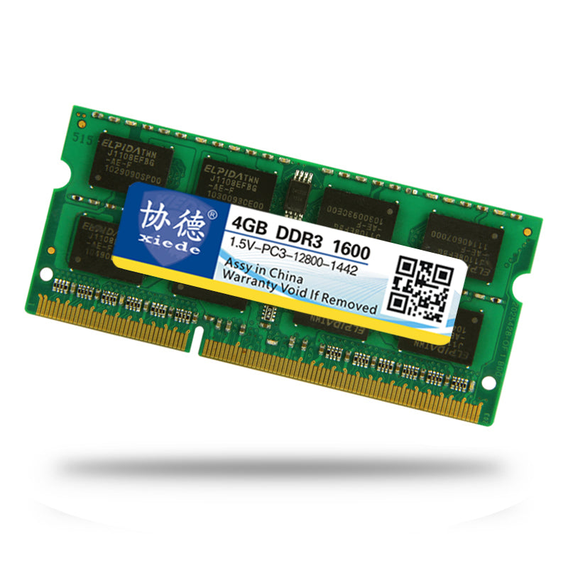 XIEDE X046 notebook DDR3 4GB 1600Hz computer memory fully compatible
