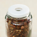 MEIGAR 8Pcs Cruet Salt Pepper Seasoning Box Condiment Spice Bottles With Stand Holder