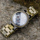 BOBO BIRD NS22 Scratch Proof Watch Face Hand Crafted Real Natural Wood Retro Men Watch Quartz Watch