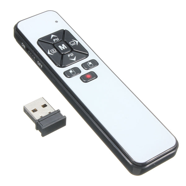 2.4GHZ USB Wireless Remote Control Presentation Pen Laser Pointer Pen For PowerPoint Teach Office