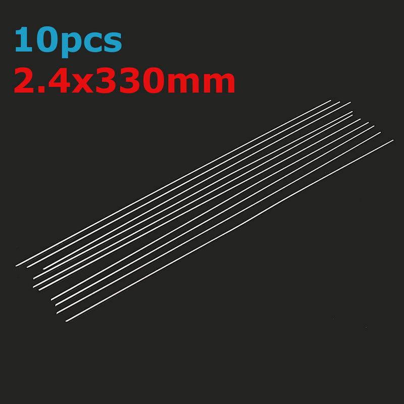 10Pcs 2.4mmx330mm Aluminum Alloy Silver TIG Filler Rods Welding Brazing Wire Tools