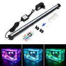 DOCEAN LED RGB Aquarium Light 48cm 16 Color RF Remote Control Waterproof Fish Tank Underwater Lamp