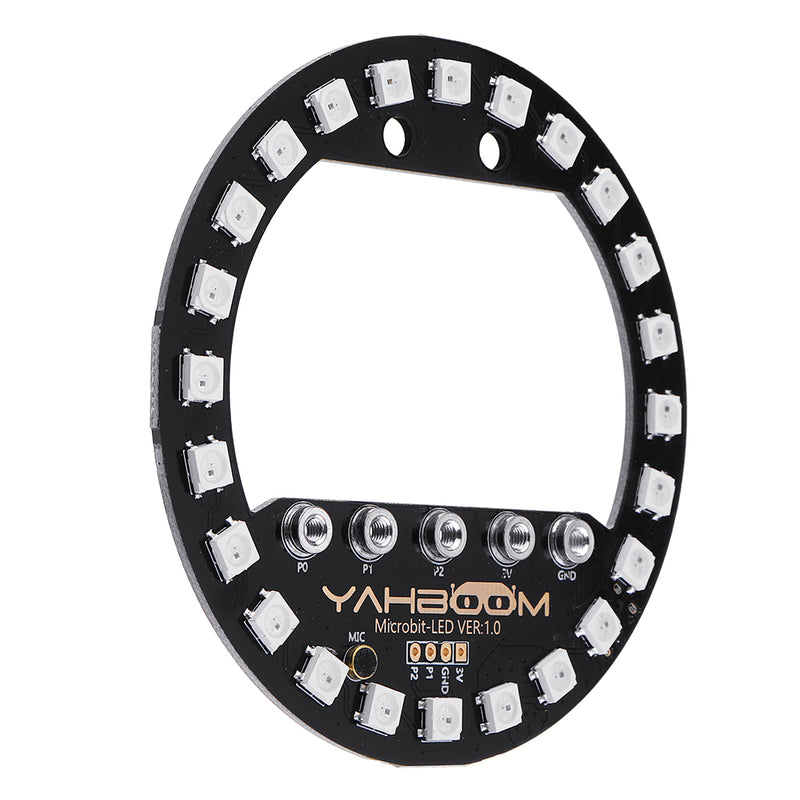 Microbit Light Ring Expansion Board Micro:bit Full Color LED Module RGB Driver Programmable Development Board