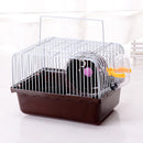 Pet Hamster Cage With Running Wheel Water Bottle Food Basin House Mice Home Habitat Decorations