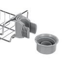 Stainless Steel Kitchen Sink Faucet Sponge Soap Drain Rack Storage Holder Shelf Storage Rack