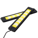 2PCS Flexible Car Auto COB LED Strip Daytime Running Driving Light DRL 480LM 330MA 6000K
