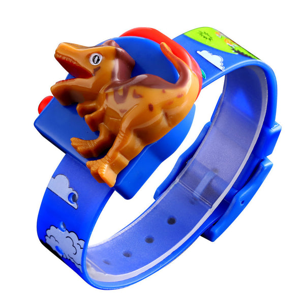 SKMEI 1468 Dinosaur Shape PVC Strap LED Display Cartoon Digital Watch Kids Watch