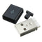 10Pcs USB 2.0 Connector Type A Plug 4-pin Male Adapter Solder Connector With Black Plastic Cover
