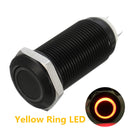 DC 12V 4 Pin 12mm Latching Switch Led Light Metal Push Button Switch