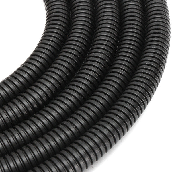 10x13mm Management Convoluted Tubing Wire Split Loom Conduit Cable 10 Meter Length