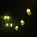 10 LED Festival String Lantern Hanging Lamp Party Patio Home Decorative Night Light