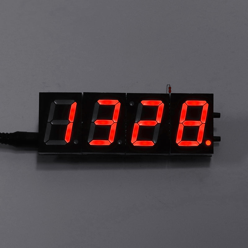 Geekcreit 4 Digit LED Electronic Clock Temperature Light Control Version With Housing