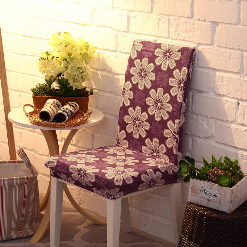 Honana WX-914 Elegant Noble Spandex Elastic Stretch Chair Seat Cover Dining Room Home Wedding Decor