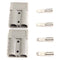2pcs Battery Quick Connector Kit 50A 6AWG Plug Connect Disconnect Winch Trailer