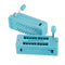 6pcs IC Lock Seat Zif Socket Test Universal zif Sockets 18Pin