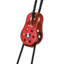 26KN Outdoor Double Axis Double Pulley Rock Climbing Aerial Work Lifting Pulley Belay