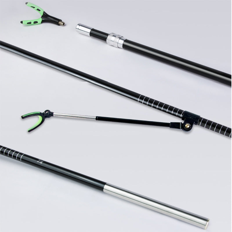 YEUX 360 Rotatable Fishing Telescopic Carbon Rod Support Rod Holder Outdoor Fishing Tools from xiaomi youpin-1.2m/2.1m