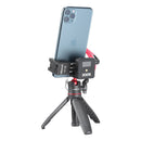 Ulanzi ST-08 Upgraded Phone Clip Clamp Holder with Cold Shoe Mount 1/4 Standard Screw Nut for Rode Wireless Go