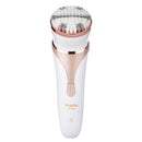 4 in 1 Cordless Epilator Wet & Dry Electronic Hair Removal Lady Shaver Body Exfoliation Brush Body Massager