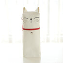 Kawaii Emoticon Printing Cute Cat Pencil Box Big Capacity Pencil Case