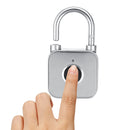 Fingerprint Lock Electronic Smart Keyless Door Padlock Biometric USB Rechargeabl