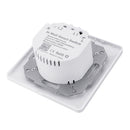 MoesHouse WS-EUY2-W EU Standard 2 Gang Smart Push Button Switch Smart Life Tuya Wireless Remote Control Work with Alexa Google Home